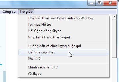 Hướng dẫn cách cập nhật Skype lên phiên bản mới nhất 